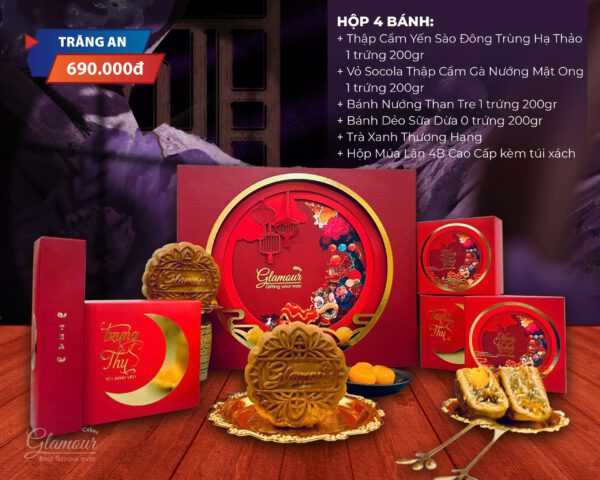 Set bánh trung thu Trăng An