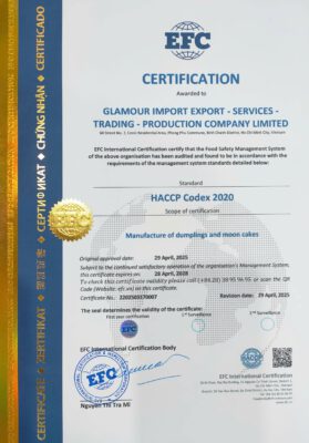 Xưởng bánh trung thu cao cấp đạt chuẩn HACCP