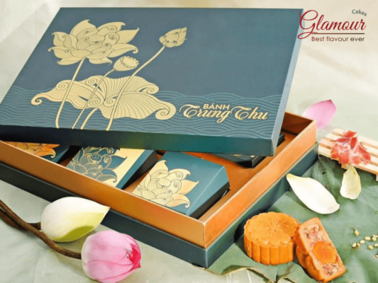 xưởng bánh trung thu cao cấp thiết kế bao bì riêng