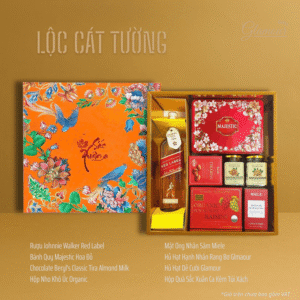 Hộp Quà Tết Lộc Cát Tường - Khai Xuân May Mắn, Vạn Sự Hanh Thông