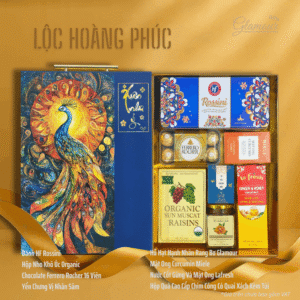 Hộp Quà Tết Lộc Hoàng Phúc - Hoàng Kim Khởi Lộc, Phúc Quý Trường An