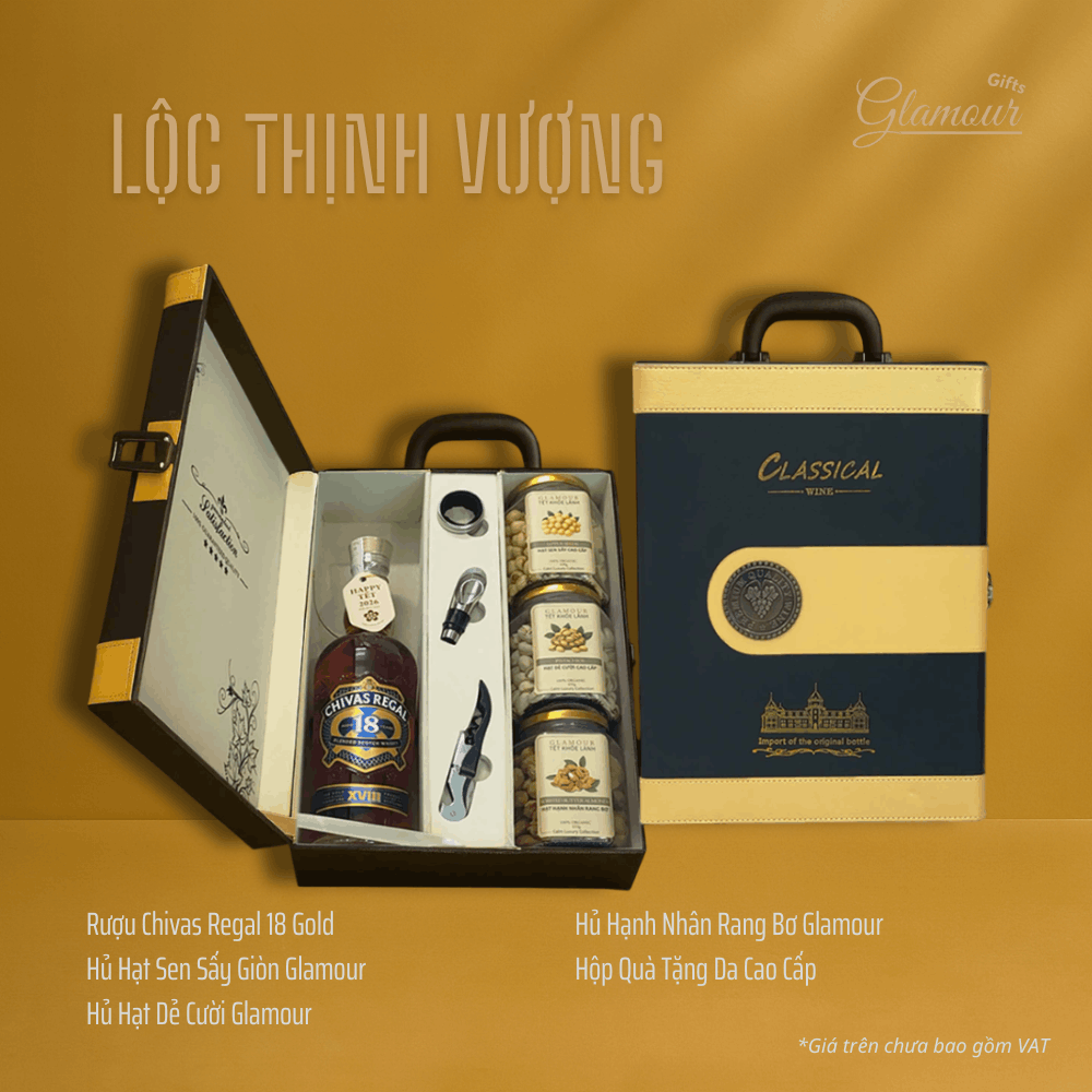 Hộp Quà Tết Lộc Thịnh Vượng - Khai Xuân Đại Lộc, Vững Bước Thành Công 1 hop qua tet loc thinh vuong 1