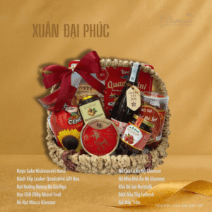 Giỏ Quà Tết Xuân Đại Phúc - Phúc Lộc Đầy, Xuân Ngập Niềm Vui