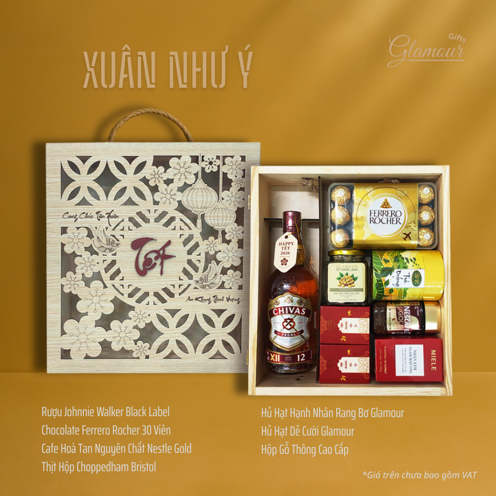 Hộp Quà Tết Xuân Như Ý - Khởi Đầu Hanh Thông, Vạn Sự Cát Tường 1 hop qua tet xuan nhu y 1